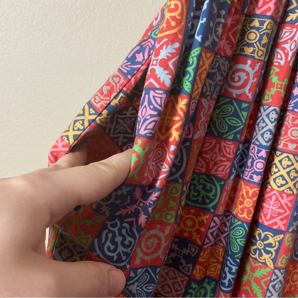 Coco Shop Short-Sleeve Maxi Dress in Navy Checkerboard - Picture 11 of 16